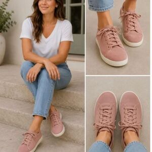 Vionic Sunny Brinley Light Pink Sneakers Shoes US 6.5 Brand New in Box